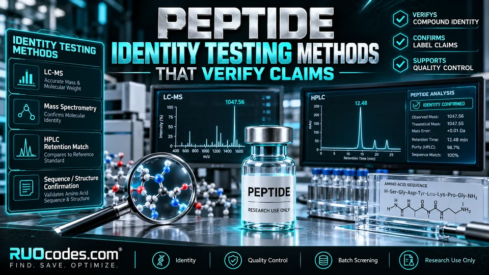 Peptide Identity Testing Methods That Verify Claims