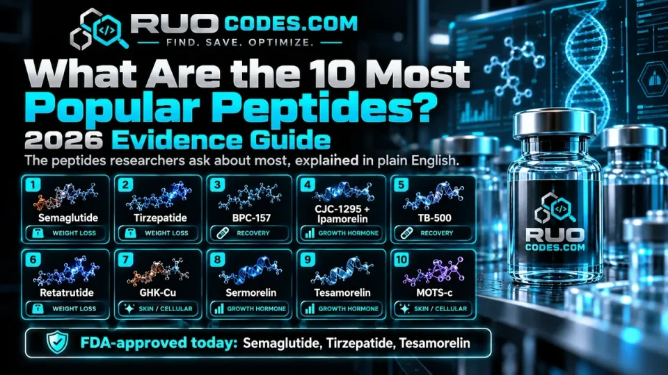 What Are the 10 Most Popular Peptides?