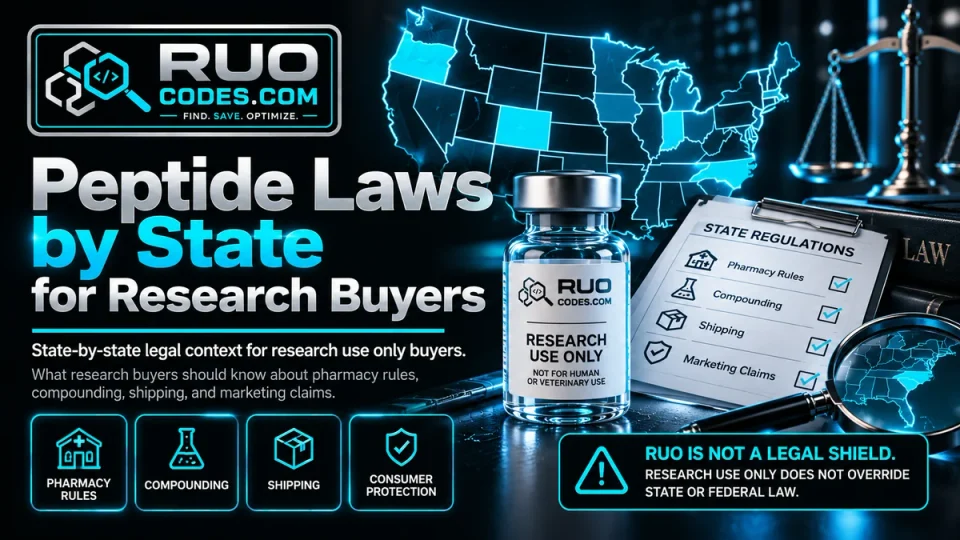Peptide Laws by State for Research Buyers