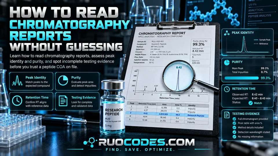 How to Read Chromatography Reports Without Guessing