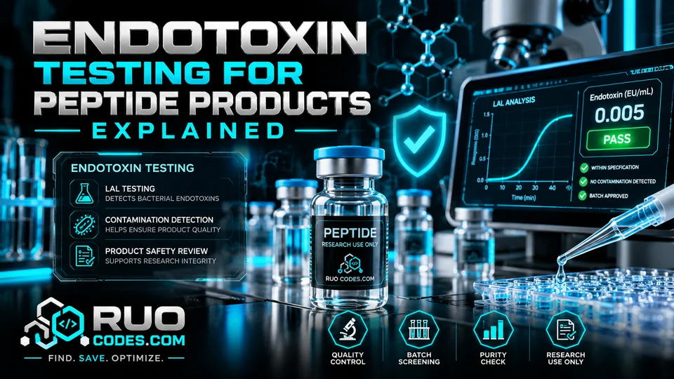 Endotoxin Testing for Peptide Products Explained