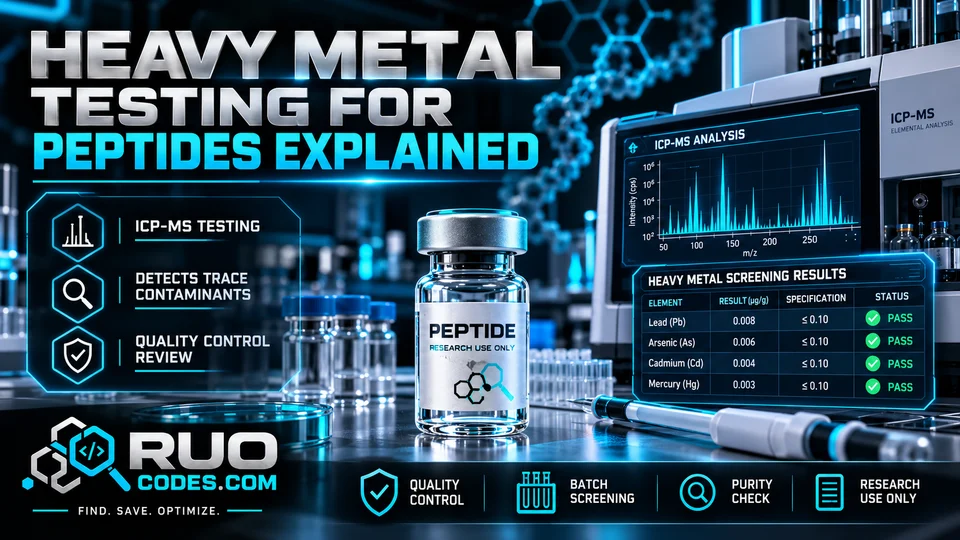 Heavy Metal Testing for Peptides Explained