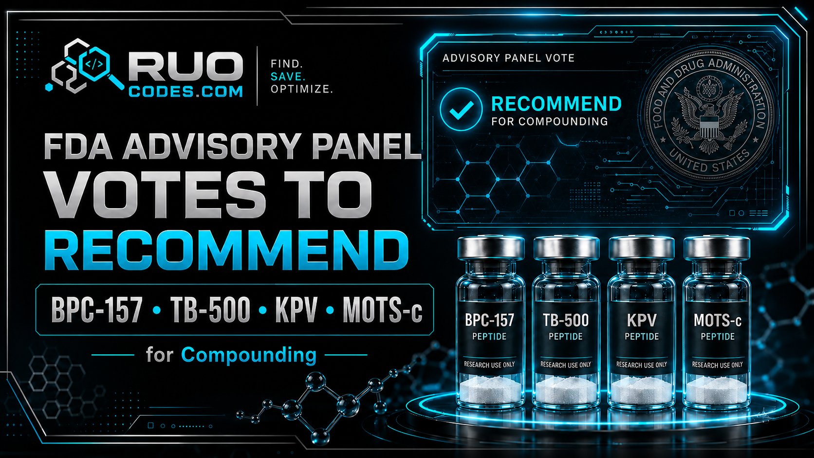 fda bpc 157 compounding category 2 list Advisory Panel Votes to Recommend BPC-157, TB-500, KPV, and MOTS-c for (2026) B12 Protocol | Epi4Dogs