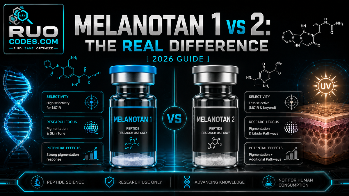 Melanotan 1 vs 2: The Real Difference (2026 Guide)